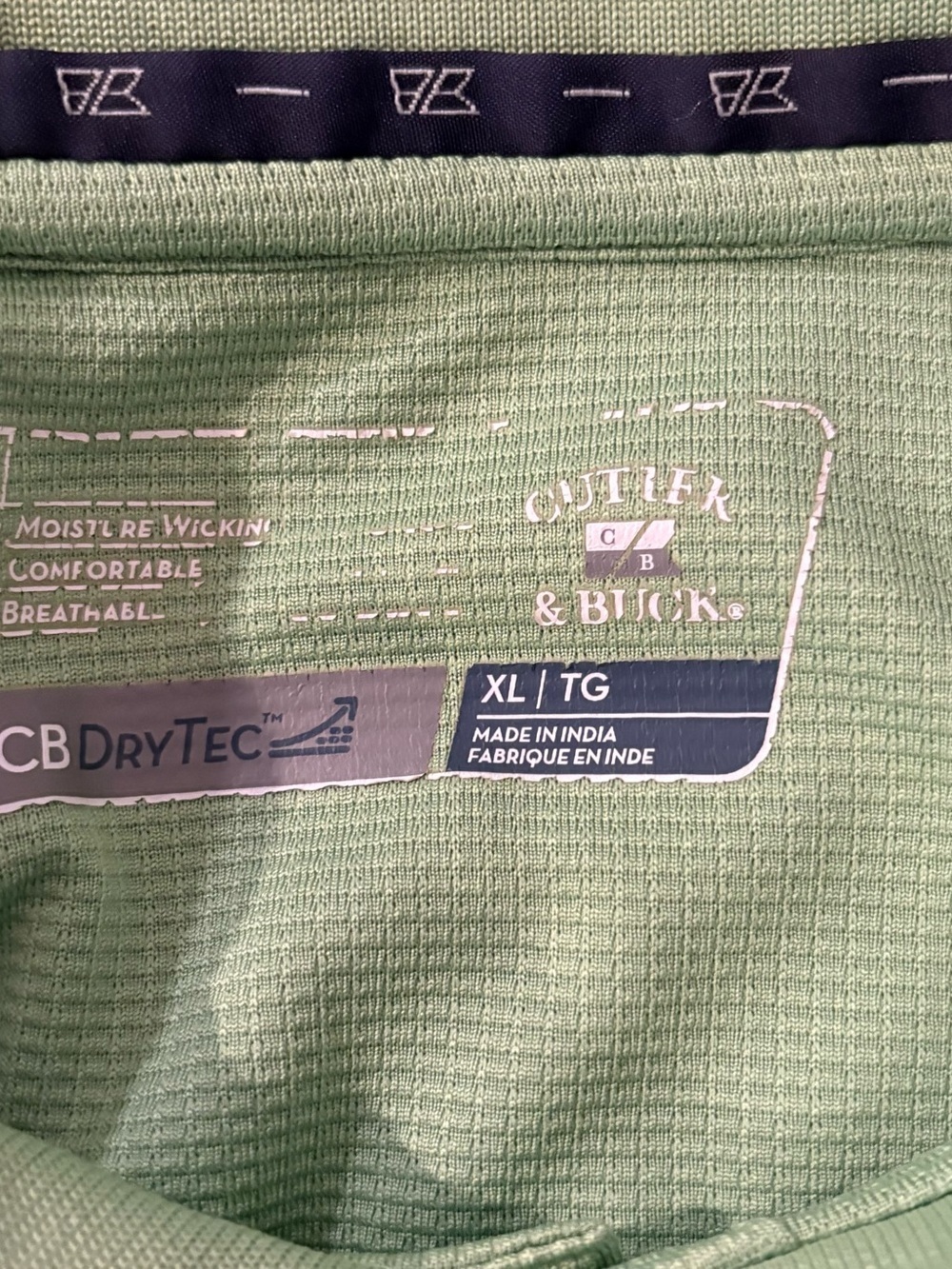 Cutter & Buck Men's Lime Green Short-Sleeve Polo - Picture 5 of 7